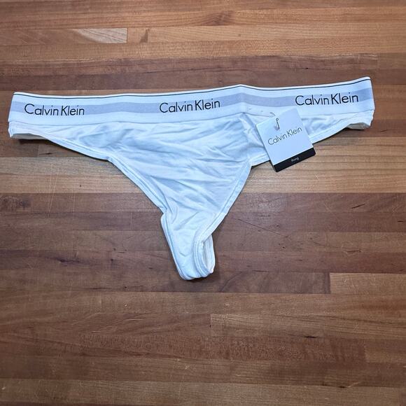 Assorted Thong pant set of 3 white/purple/tan  XL - Picture 4 of 16